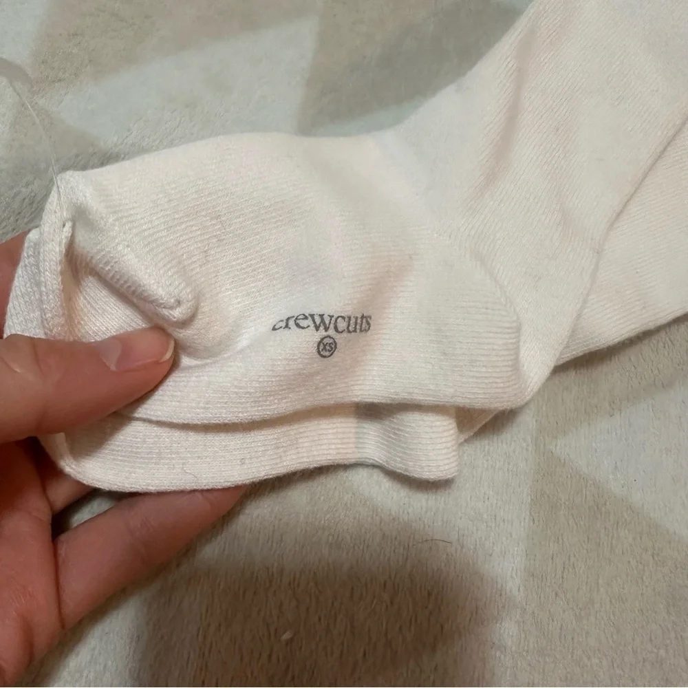 NWOT j crew Girls' grosgrain bow knee-highs